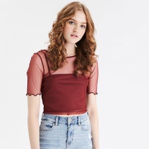 AE Mesh Crew Neck T-Shirt